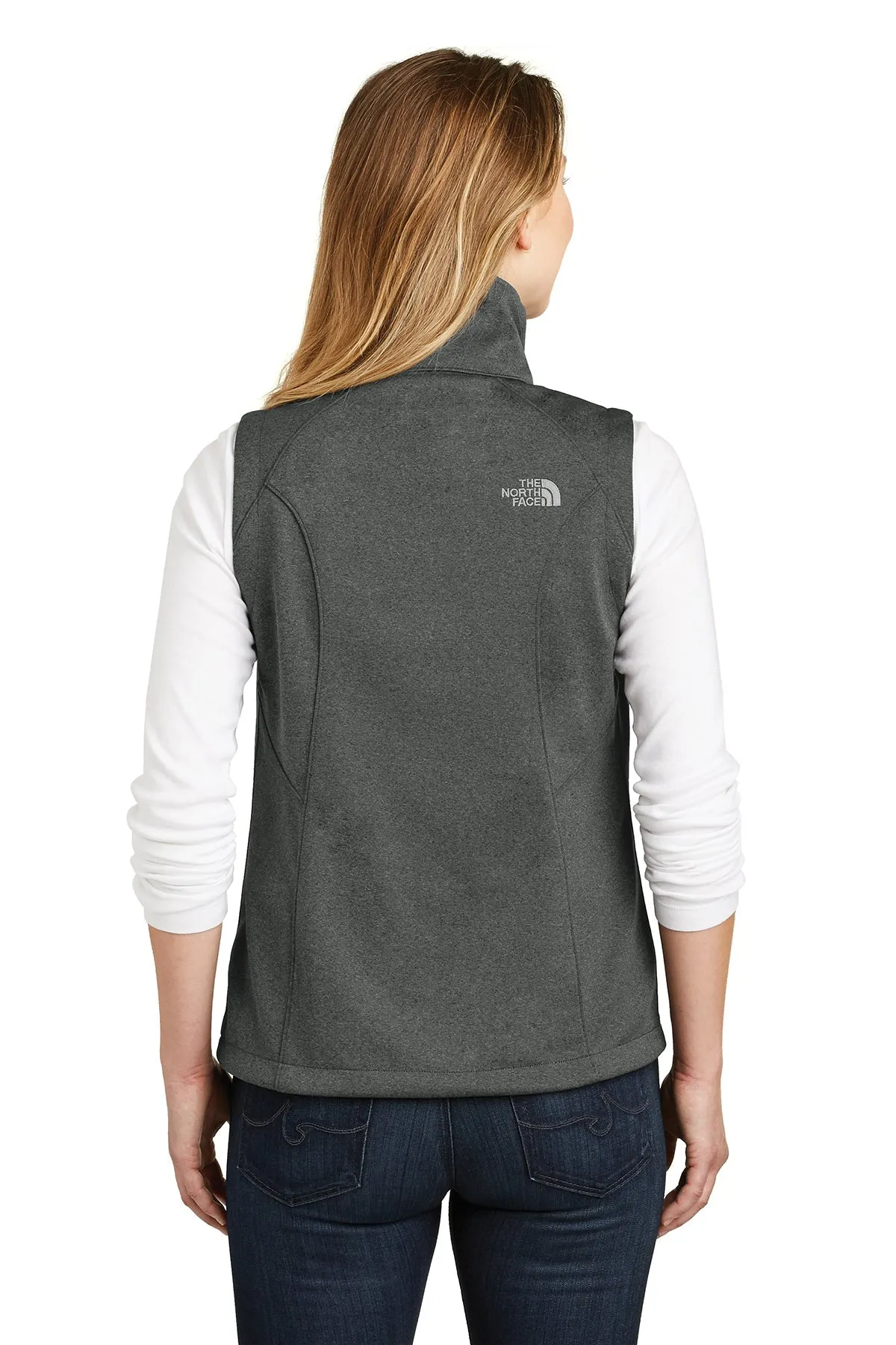 North Face Ladies Ridgewall Soft Shell Vest TNF Dark Grey Heather