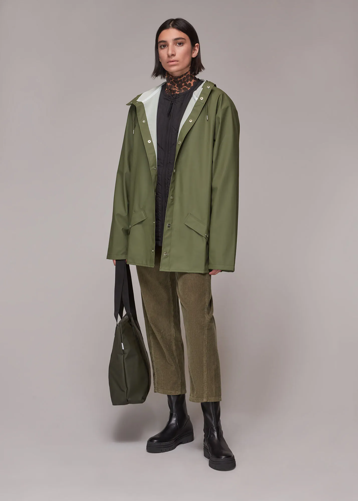 Olive Rains Hooded Jacket