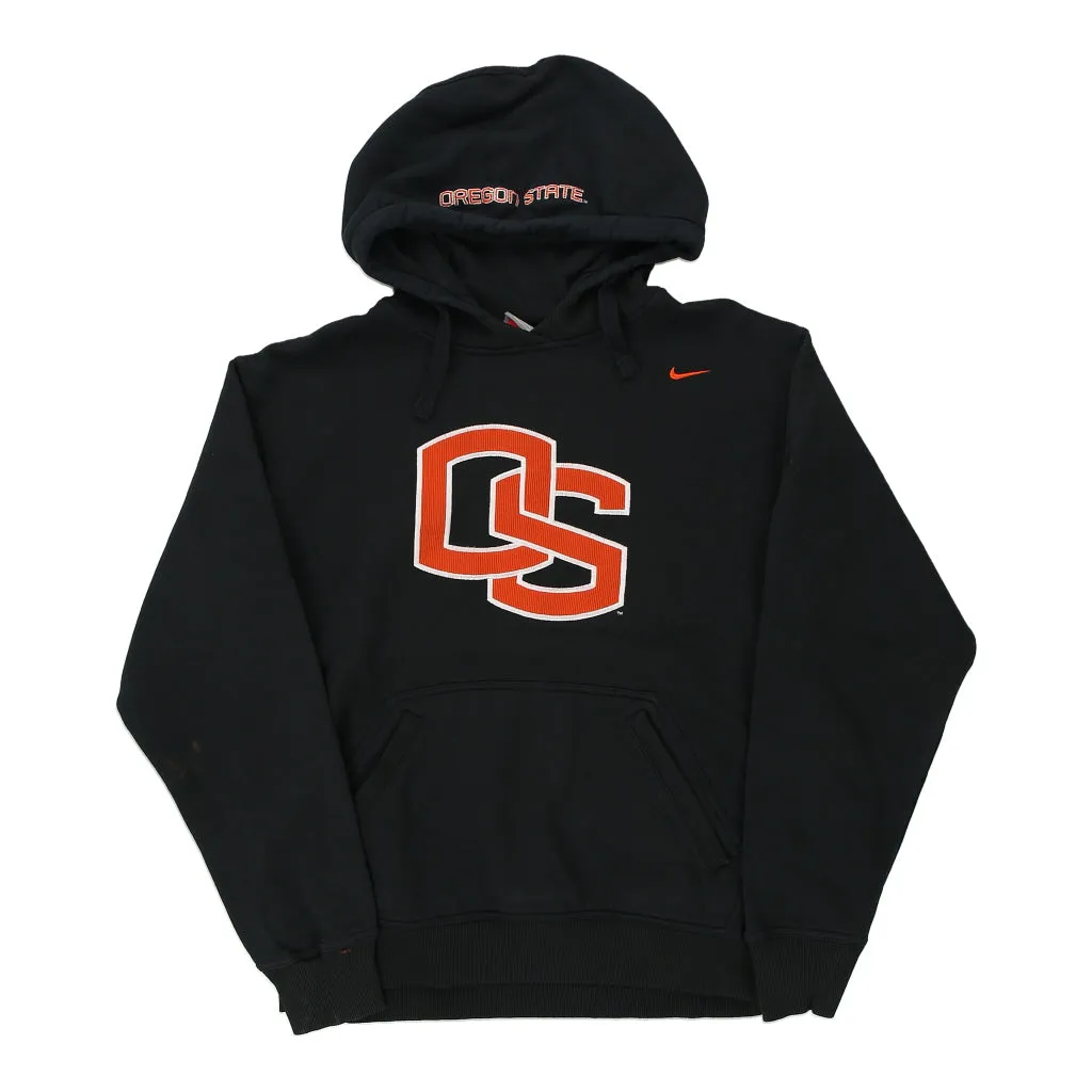 Oregon State Nike College Hoodie - Medium Black Cotton Blend