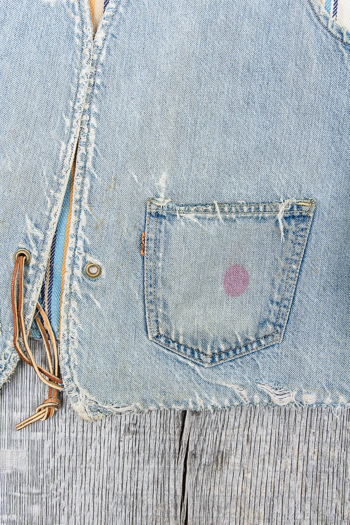 Original Vintage Levi's 60's Reversible Big E Vest