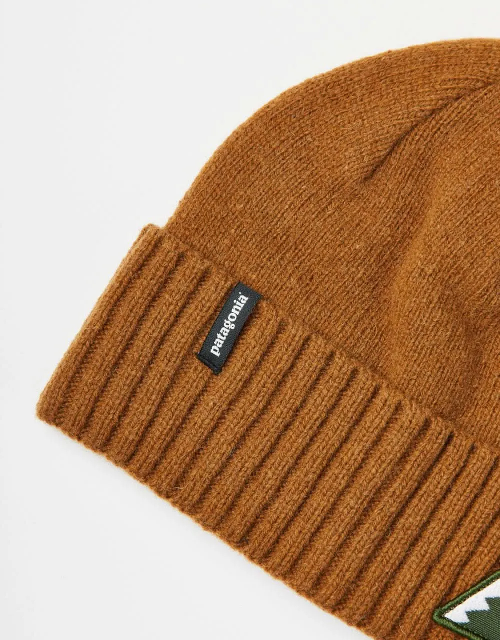 Patagonia Brodeo Beanie - Dawn Tracks Patch/Shelter Brown