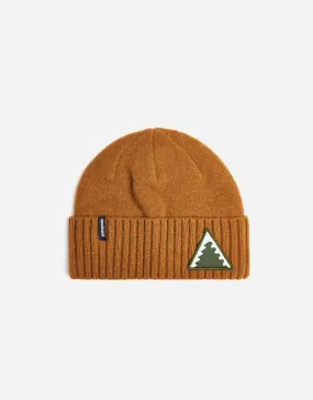 Patagonia Brodeo Beanie - Dawn Tracks Patch/Shelter Brown