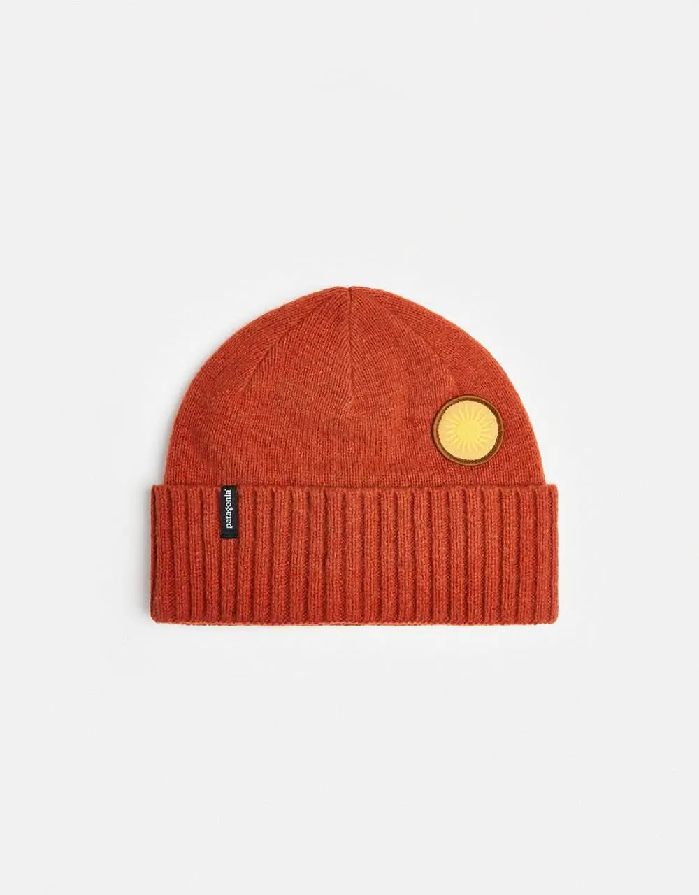 Patagonia Brodeo Beanie - Spirited Sun/Burnished Red