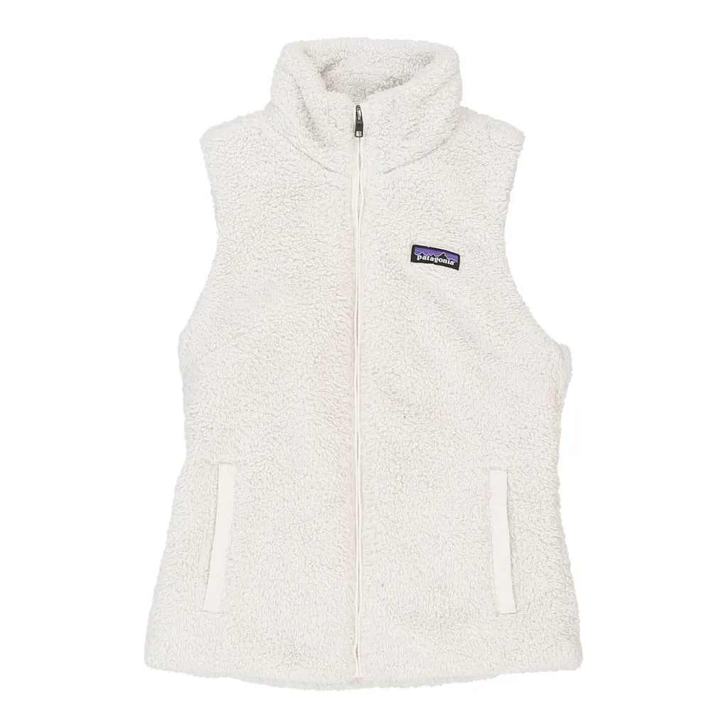 Patagonia Fleece Gilet - XS White Polyester