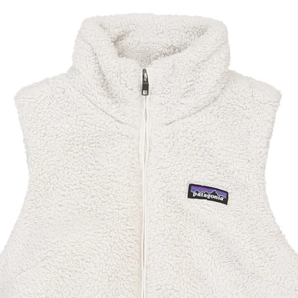 Patagonia Fleece Gilet - XS White Polyester