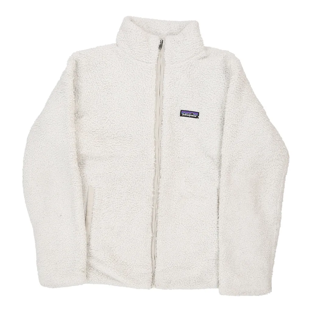 Patagonia Fleece - Large White Polyester