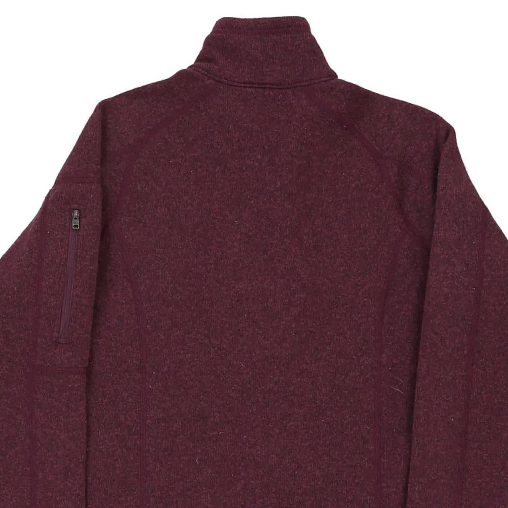 Patagonia Fleece - Small Burgundy Polyester