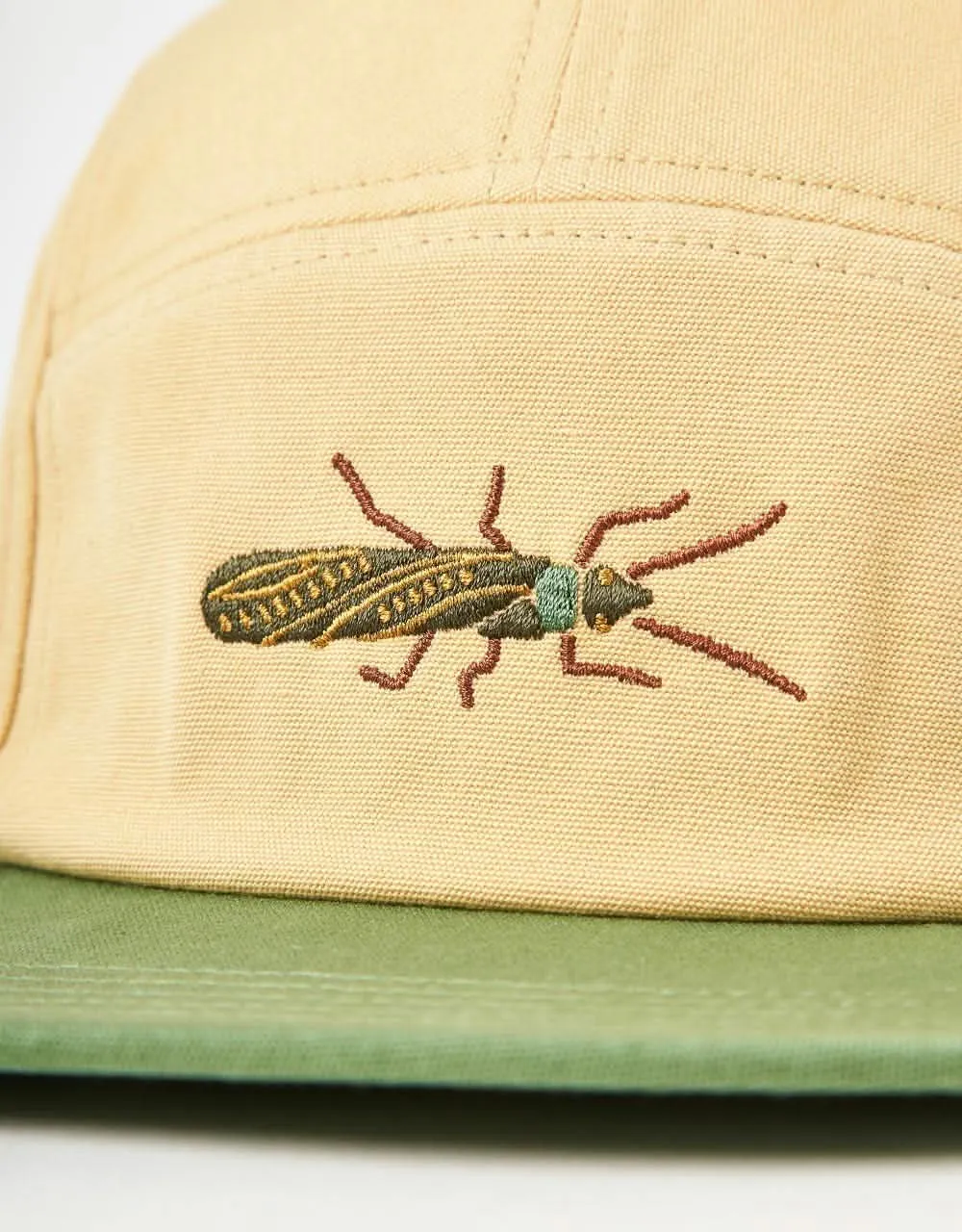 Patagonia Graphic Maclure 5 Panel Cap - Buggy Stoner/Beeswax Tan