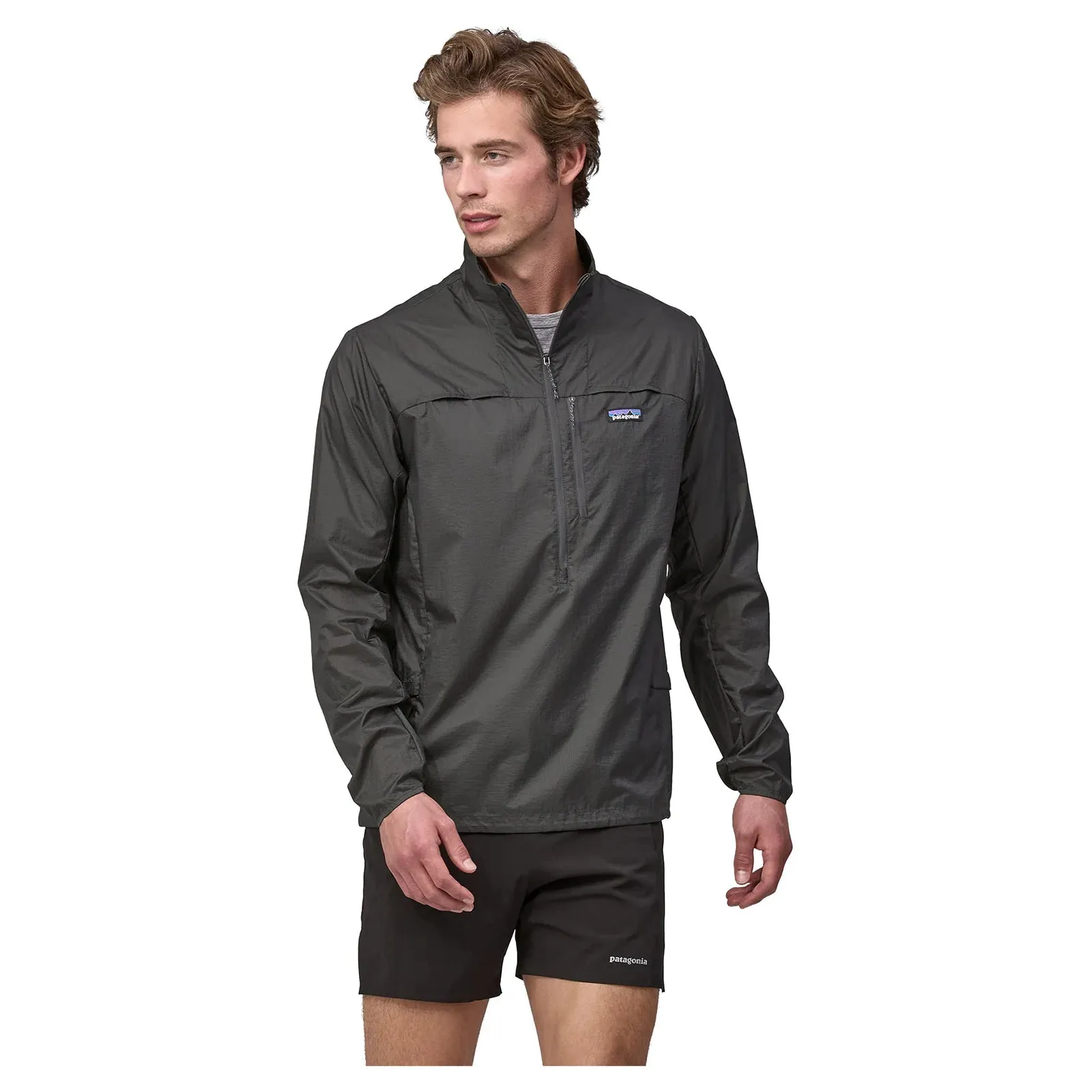 Patagonia Men's Houdini Stash 1/2-Zip Pullover - Forge Grey