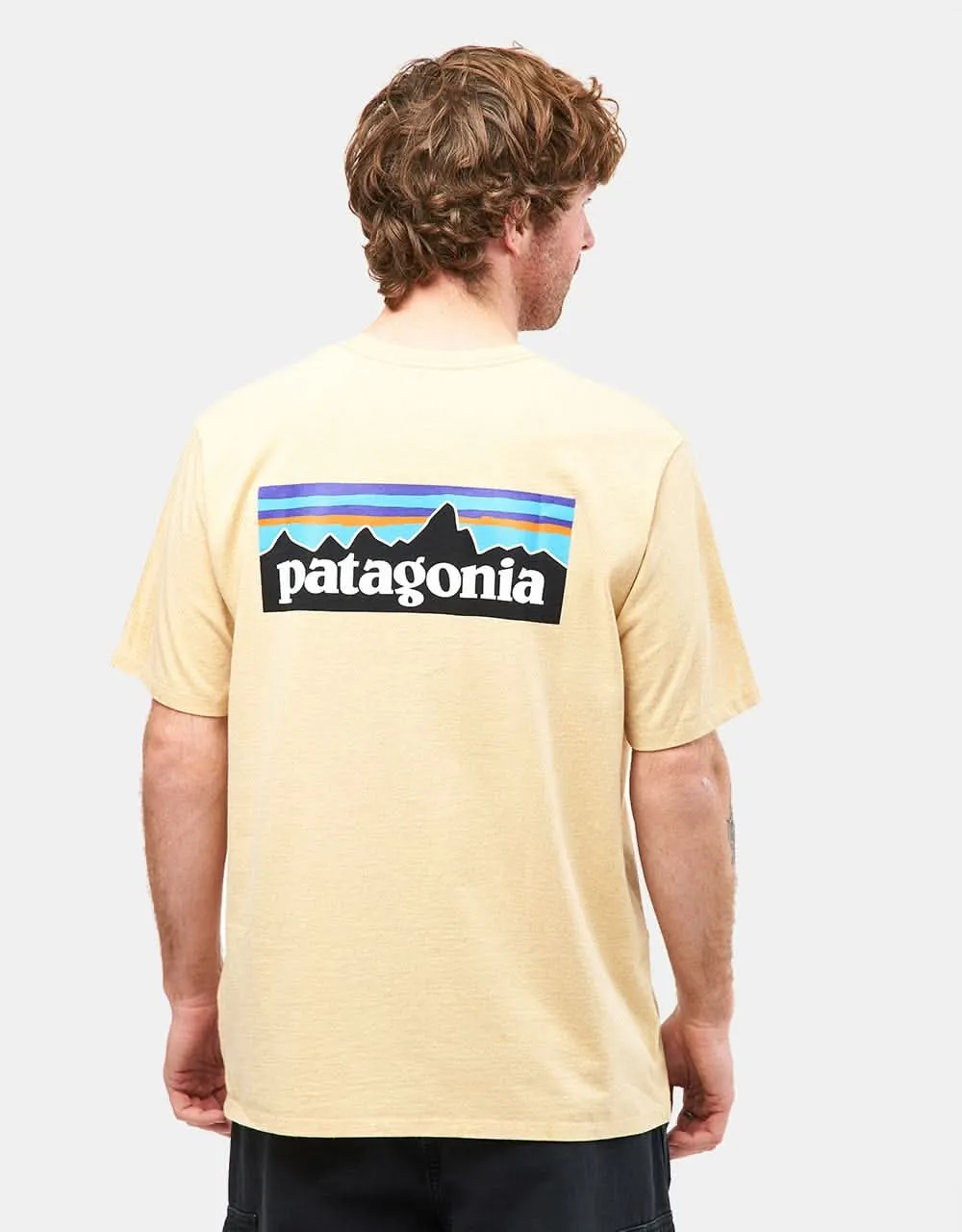 Patagonia P-6 Logo Responsibili-Tee - Beeswax Tan