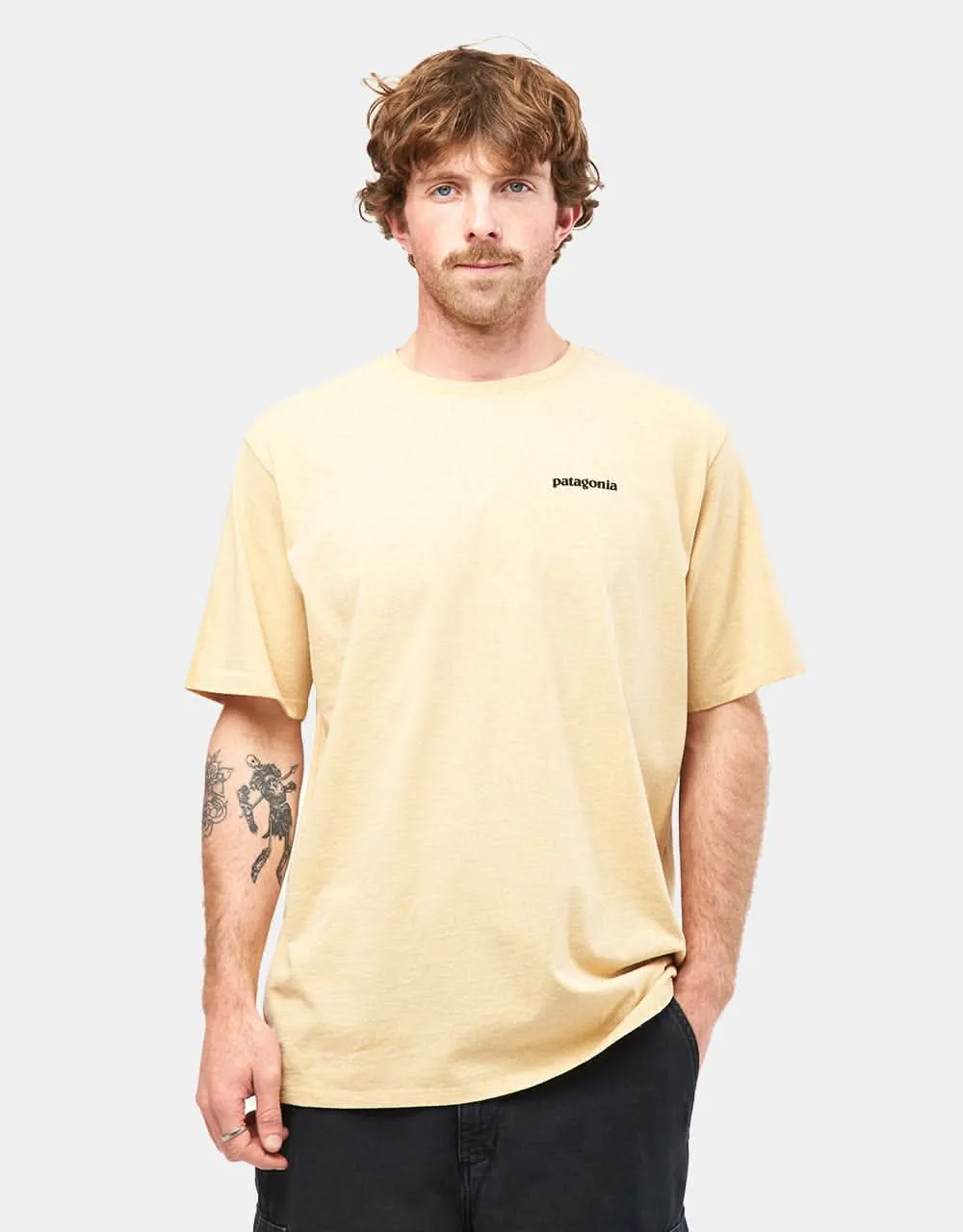 Patagonia P-6 Logo Responsibili-Tee - Beeswax Tan