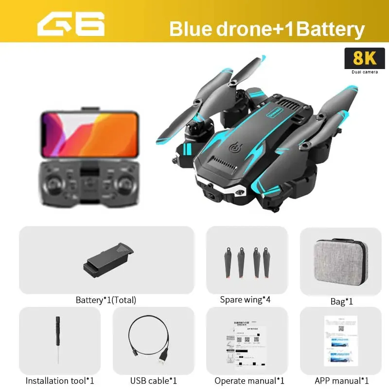 Professional Drone 5G 8K HD Camera GPS Four-Sided Obstacle Avoidance