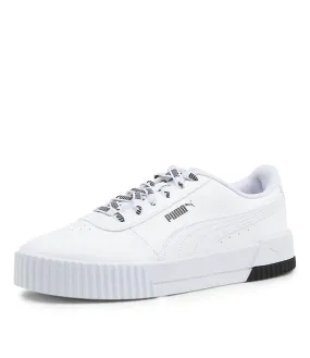 PUMA Carina Logomania White Black Smooth Sneakers