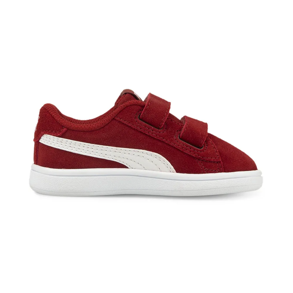 PUMA INFANT SMASH V2 SUEDE - Intense Red-Puma White