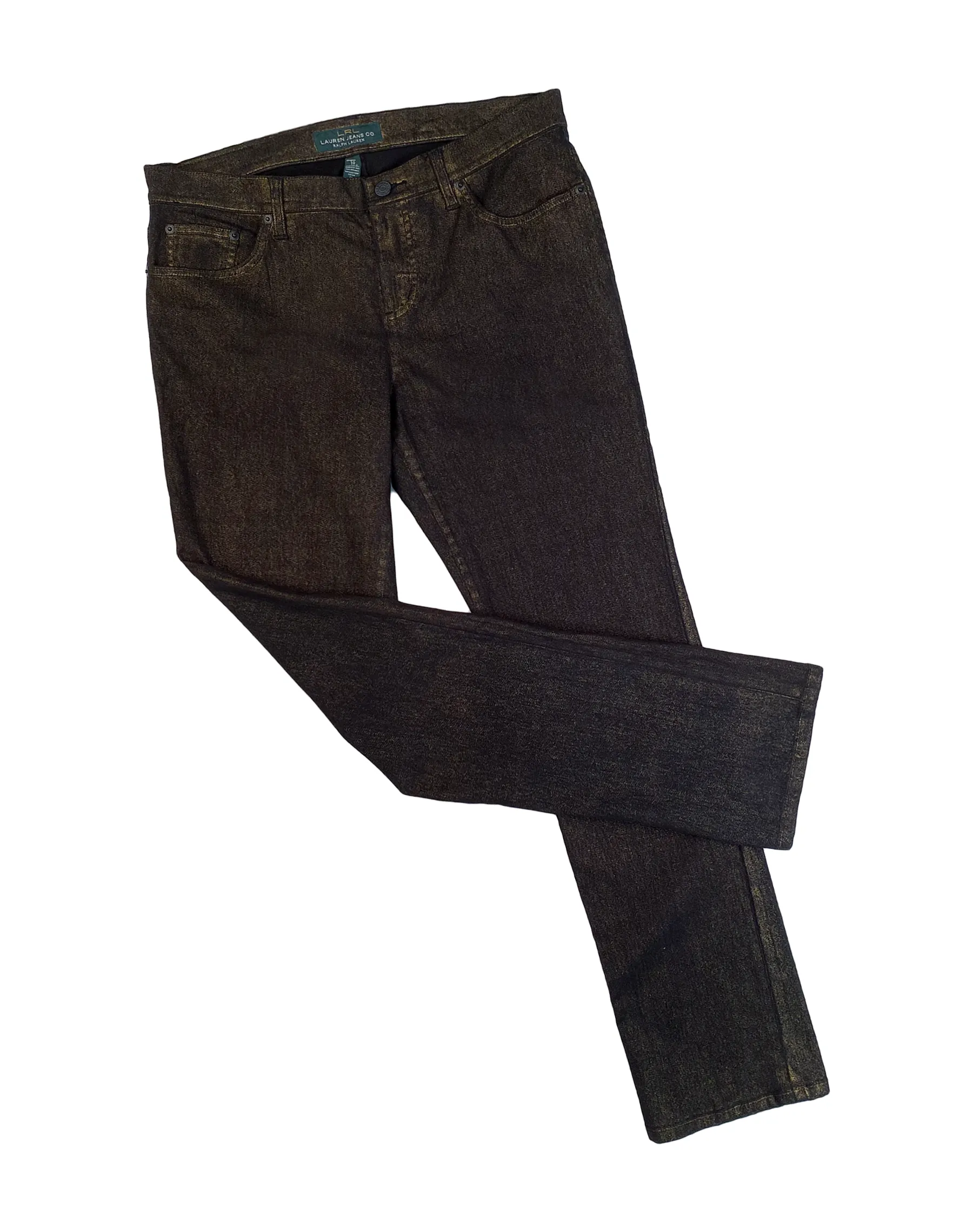 RALPH LAUREN BLACK GLIMMER JEANS (W34 L31)