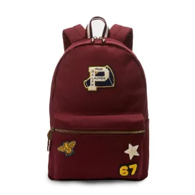 Ralph Lauren Burgundy Red Ralph Lauren Backpack
