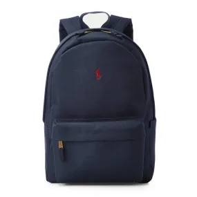 Ralph Lauren Navy Blue Backpack With Red Ralph Lauren Pony