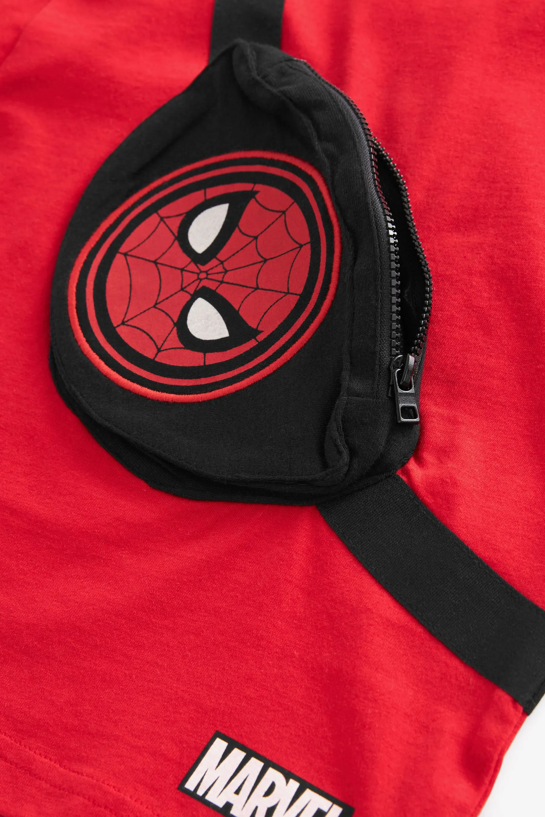 Red Marvel Spiderman Short Sleeve Bumbag T-Shirt (3mths-8yrs)