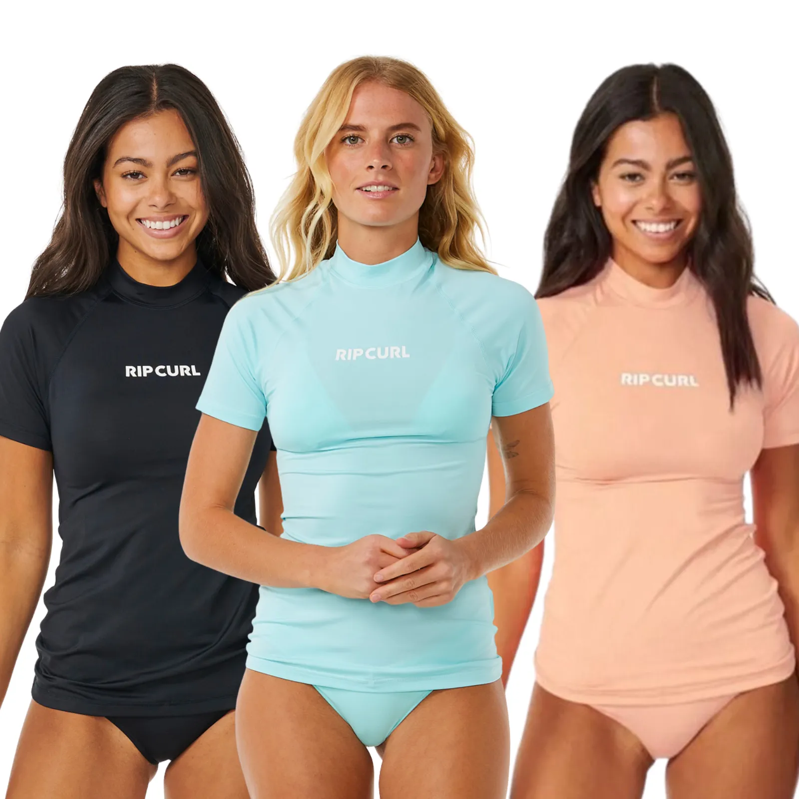 Rip Curl Womens Classic Short Sleeve UPF 50 Rash Vest