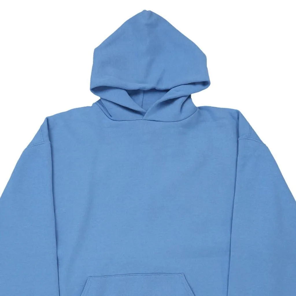 Russell Athletic Hoodie - XL Blue Cotton Blend