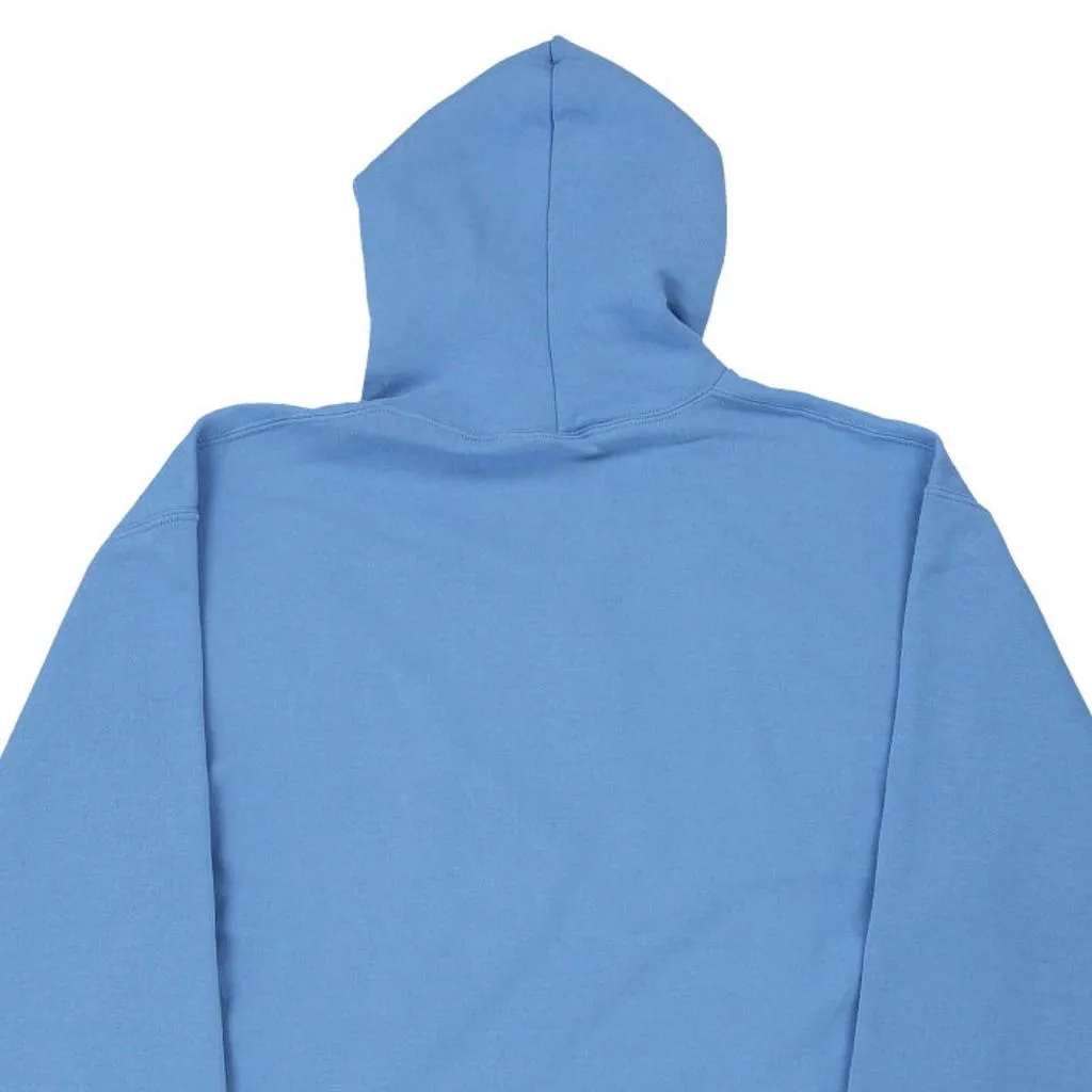 Russell Athletic Hoodie - XL Blue Cotton Blend