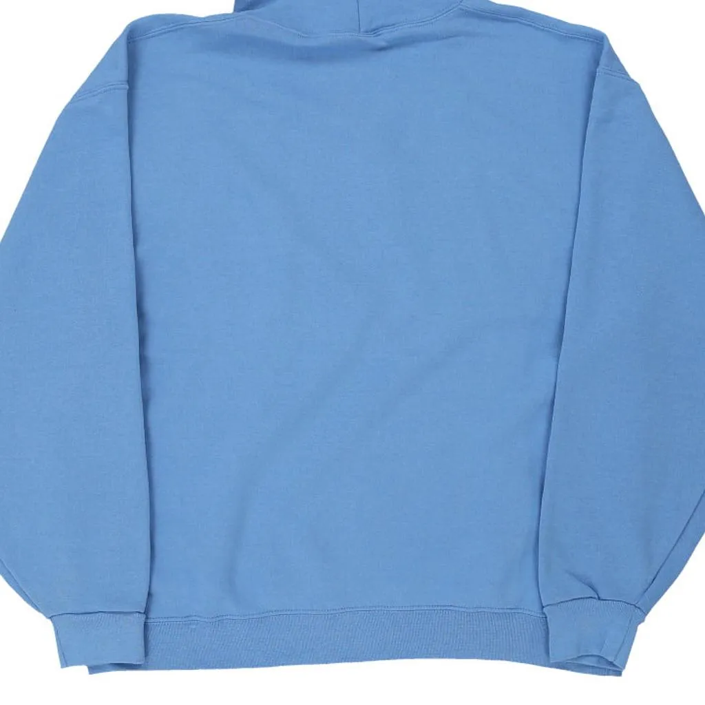 Russell Athletic Hoodie - XL Blue Cotton Blend