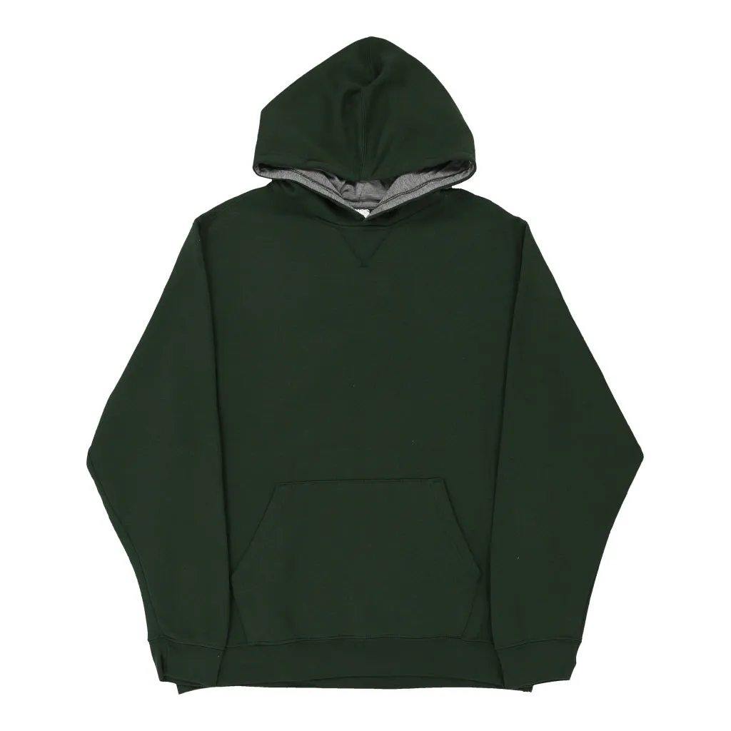 Russell Athletic Hoodie - XL Green Cotton Blend