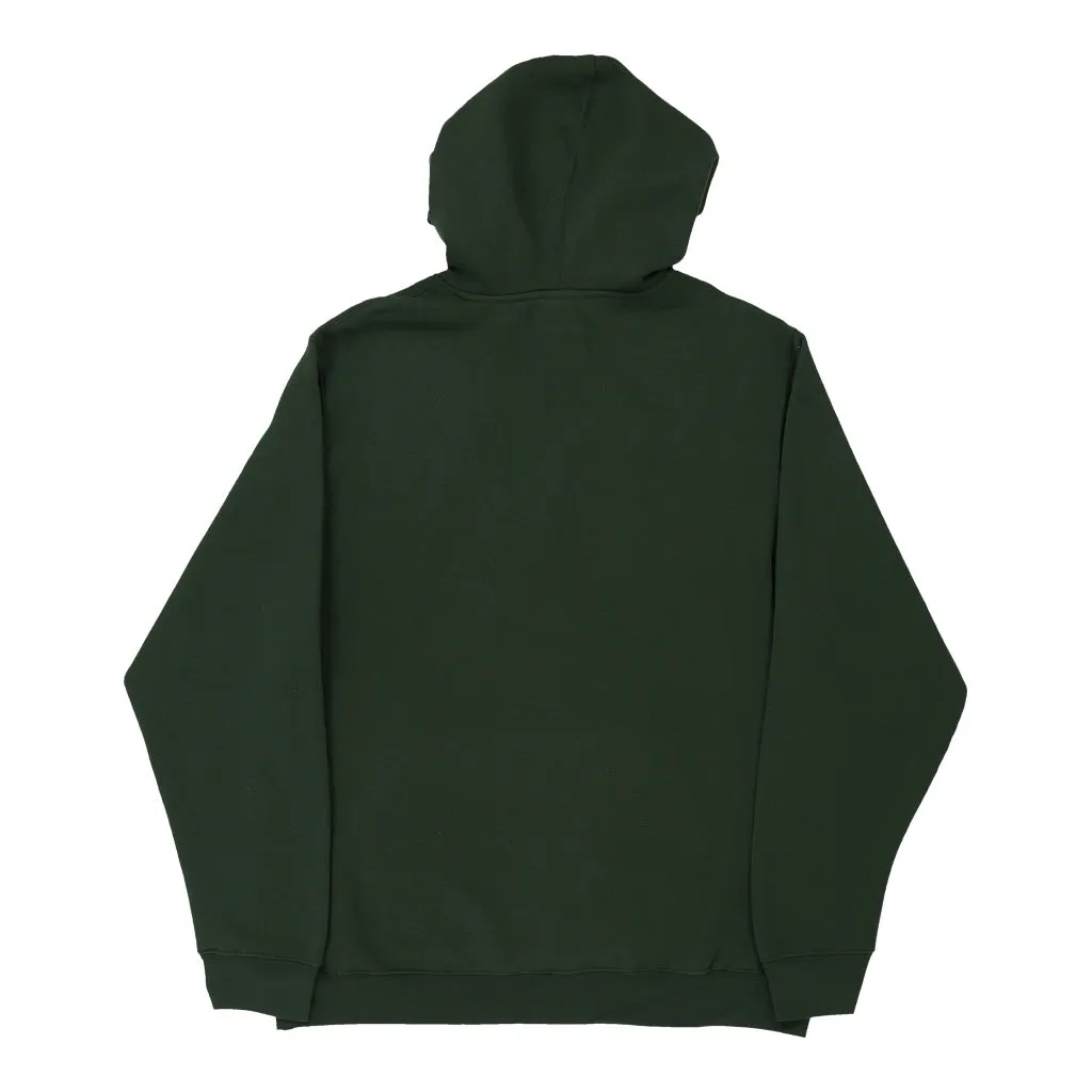 Russell Athletic Hoodie - XL Green Cotton Blend