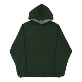 Russell Athletic Hoodie - XL Green Cotton Blend