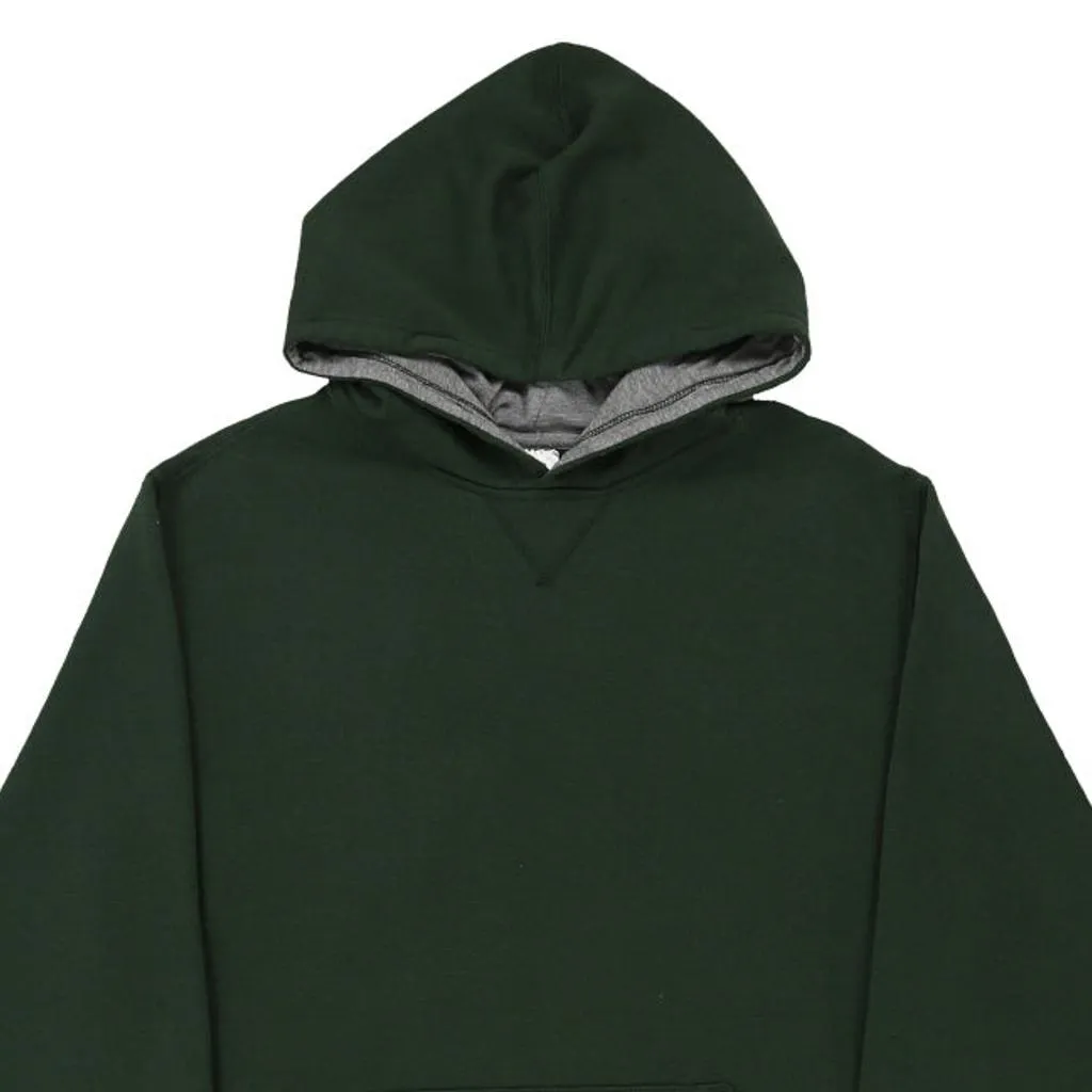 Russell Athletic Hoodie - XL Green Cotton Blend