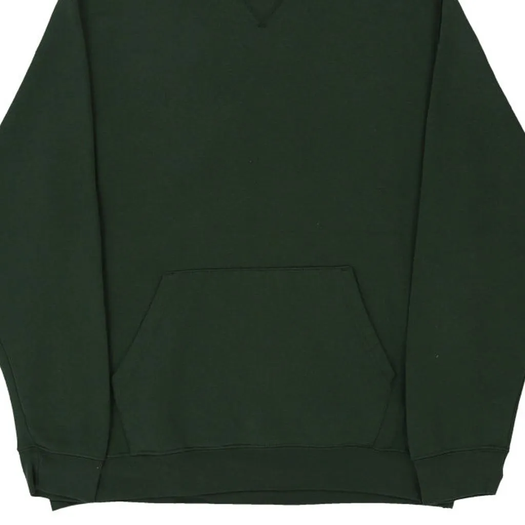 Russell Athletic Hoodie - XL Green Cotton Blend