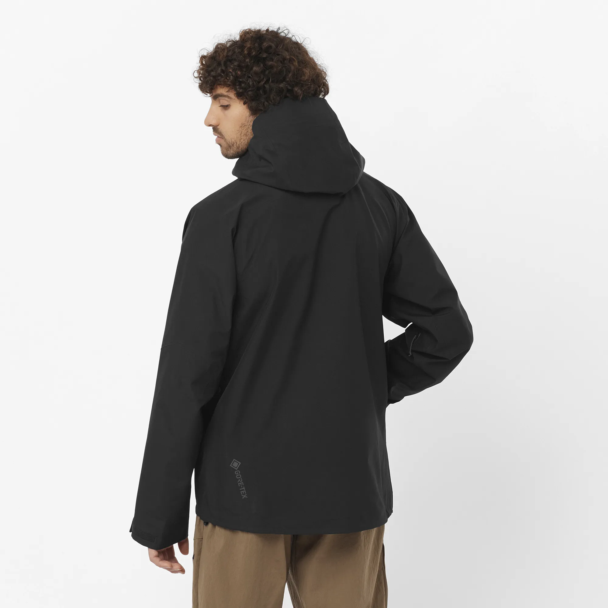 Salomon Men's Outline 3L GORE-TEX Jacket Deep Black | Buy Salomon Men's Outline 3L GORE-TEX Jacket Deep Black here | O