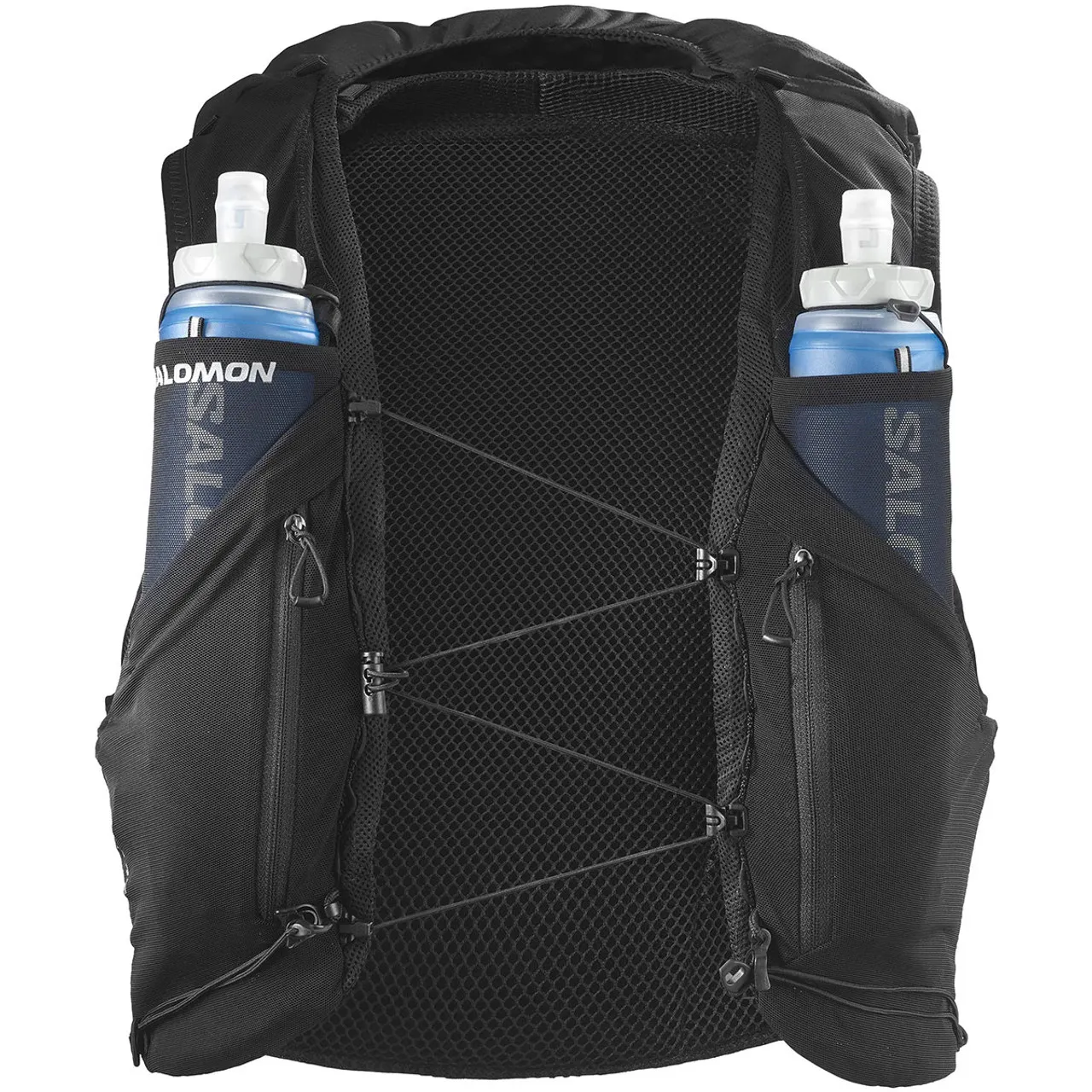 SALOMON Unisex Adv Skin 12 Set Black Running Vest with Flasks Included