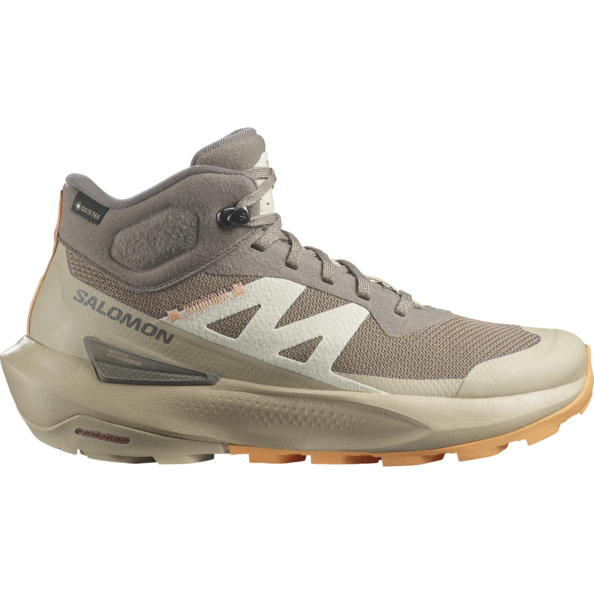 Salomon Women's Elixir Activ Mid GORE-TEX Falcon/White Pepper/Papaya | Buy Salomon Women's Elixir Activ Mid GORE-TEX F