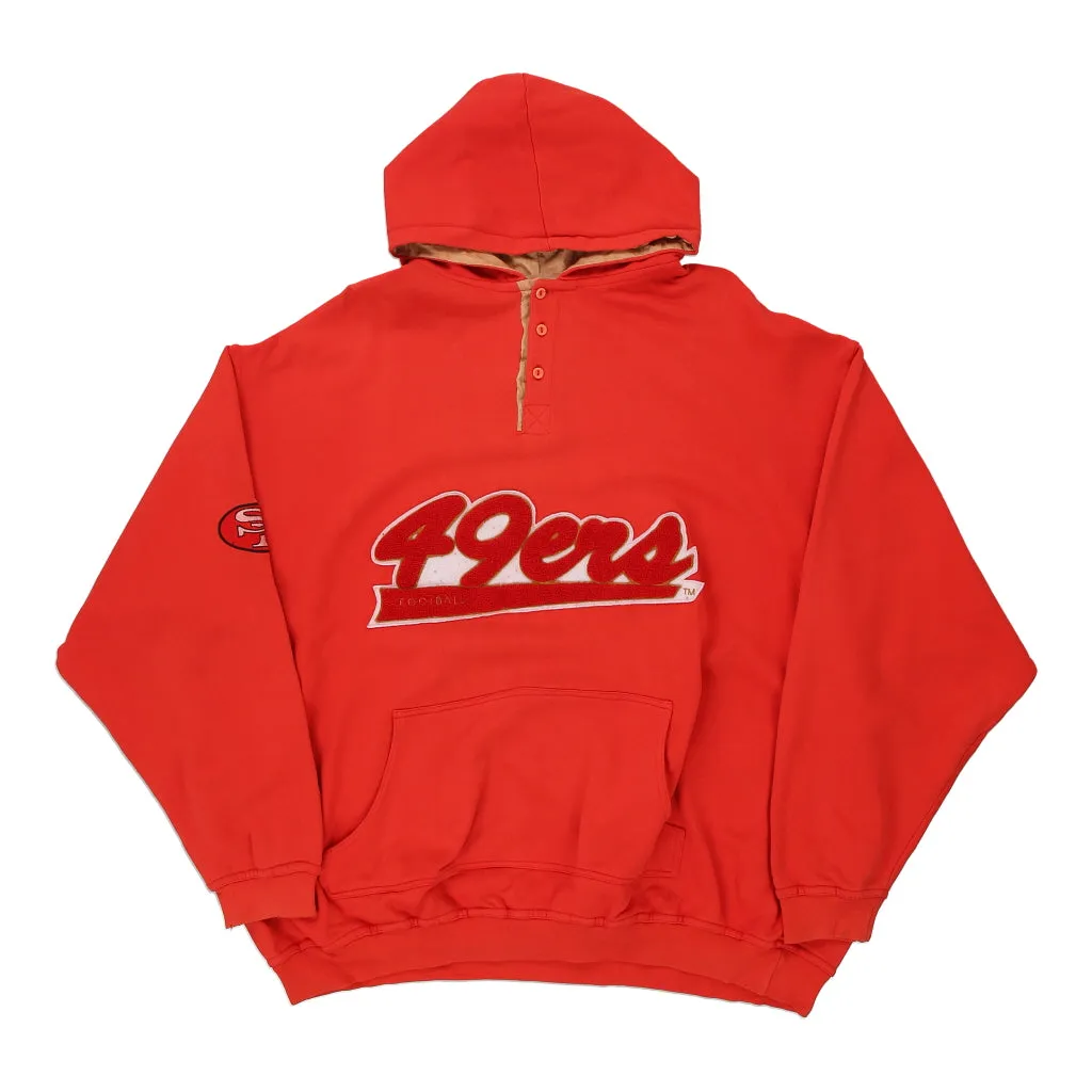 San Fransisco 49ers Nfl Hoodie - 3XL Red Cotton Blend