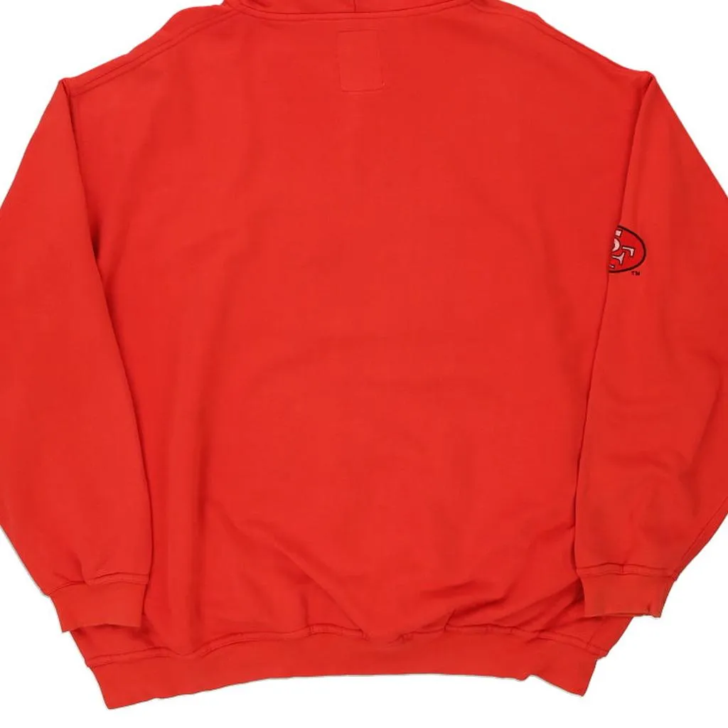 San Fransisco 49ers Nfl Hoodie - 3XL Red Cotton Blend