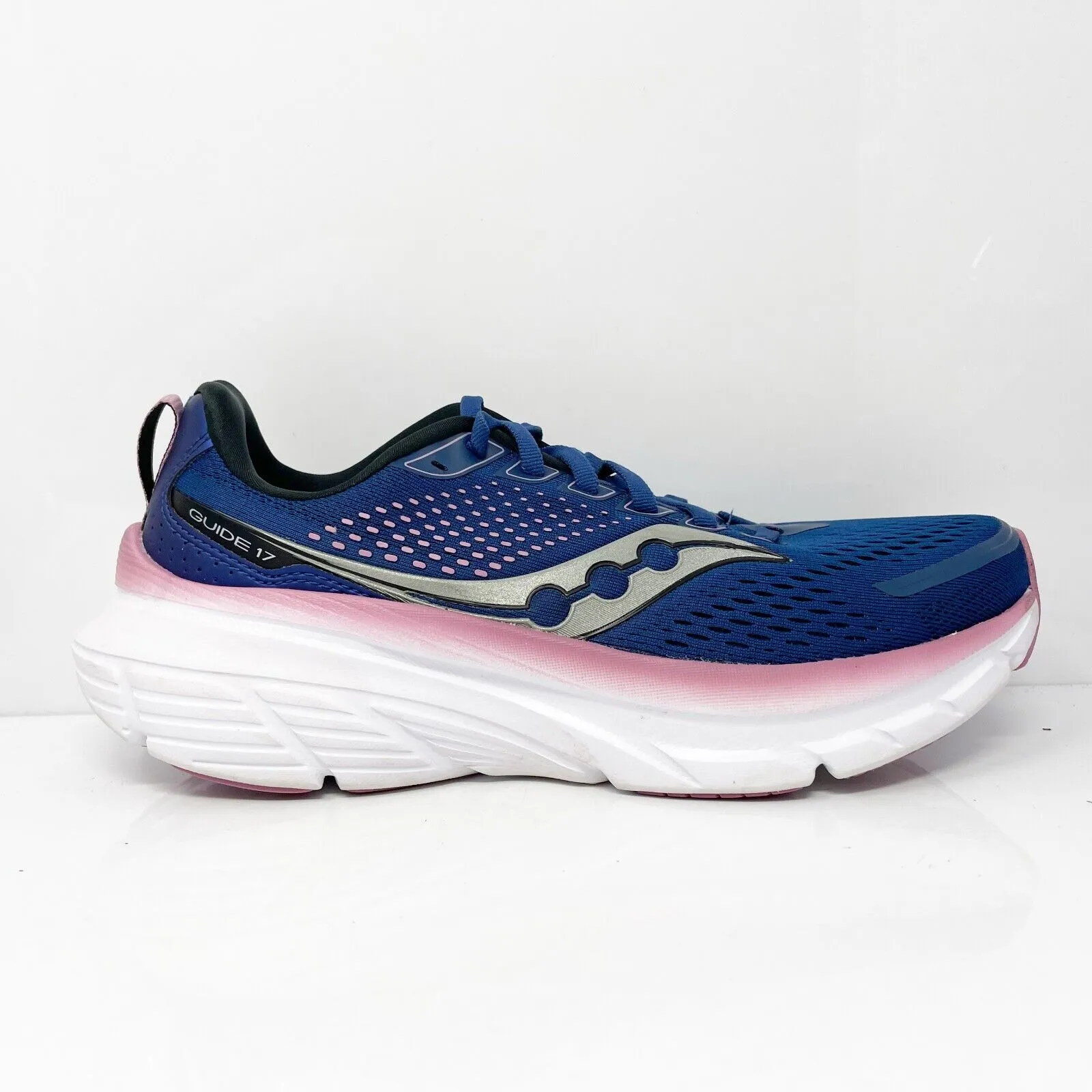 Saucony Womens Guide 17 S10936-106 Blue Running Shoes Sneakers Size 9