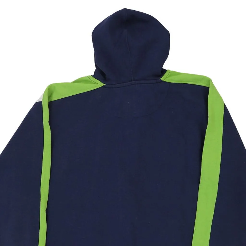 Seattle Seahawks Nfl Hoodie - 2XL Blue Cotton Blend