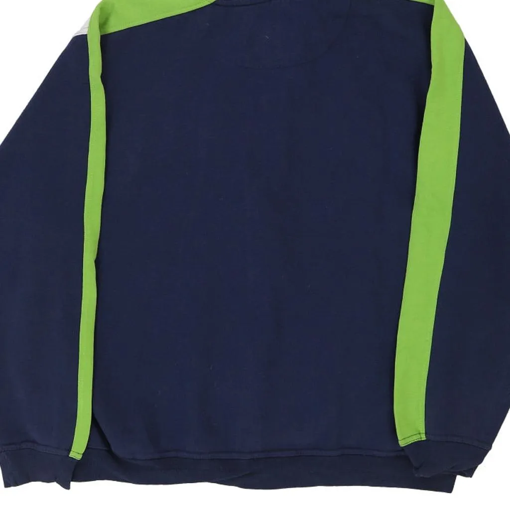 Seattle Seahawks Nfl Hoodie - 2XL Blue Cotton Blend