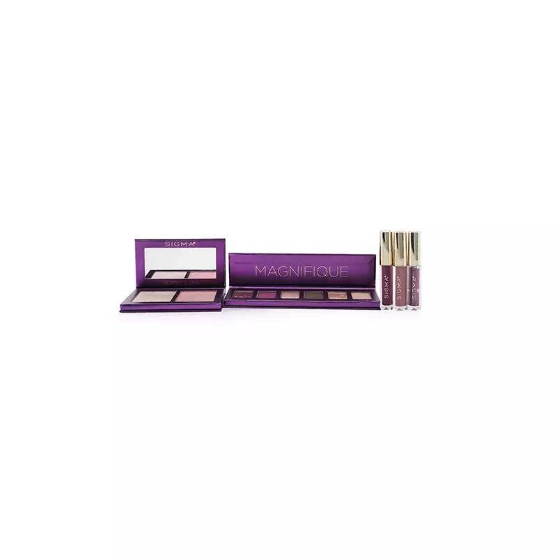 Sigma Beauty SIGMA BEAUTY - Magnifique Makeup Collection (1x Eyeshadow Palette + 1x Berry Glow Cheek Duo + 1x Adored Mini Lip Se