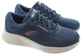 SKECHERS Ladies 150198 Waterproof Trainers In Navy