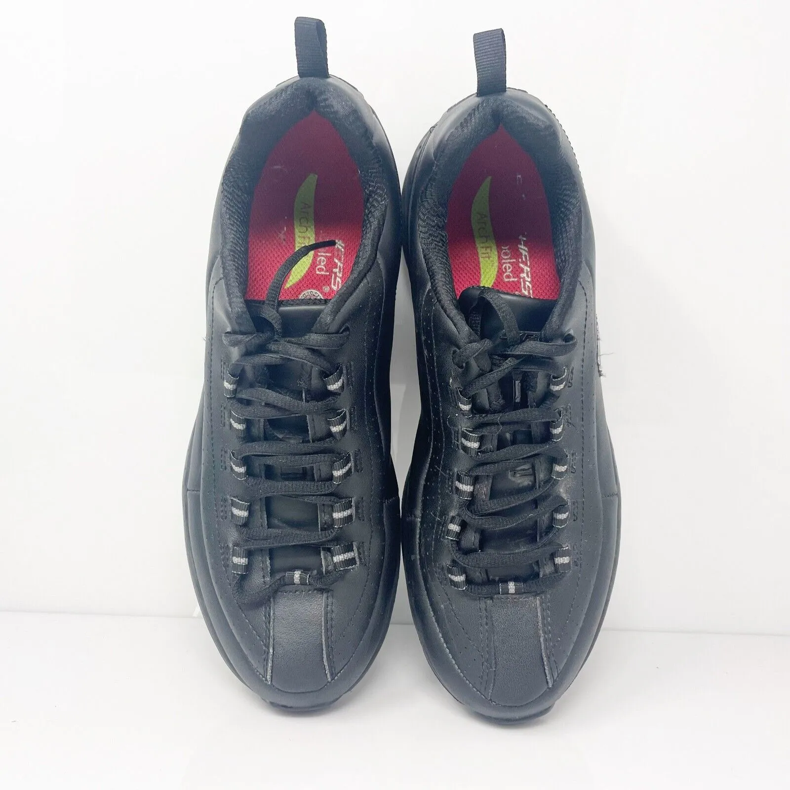 Skechers Womens Arch Fit Trickle II 108053W Black Casual Shoes Sneakers Size 10