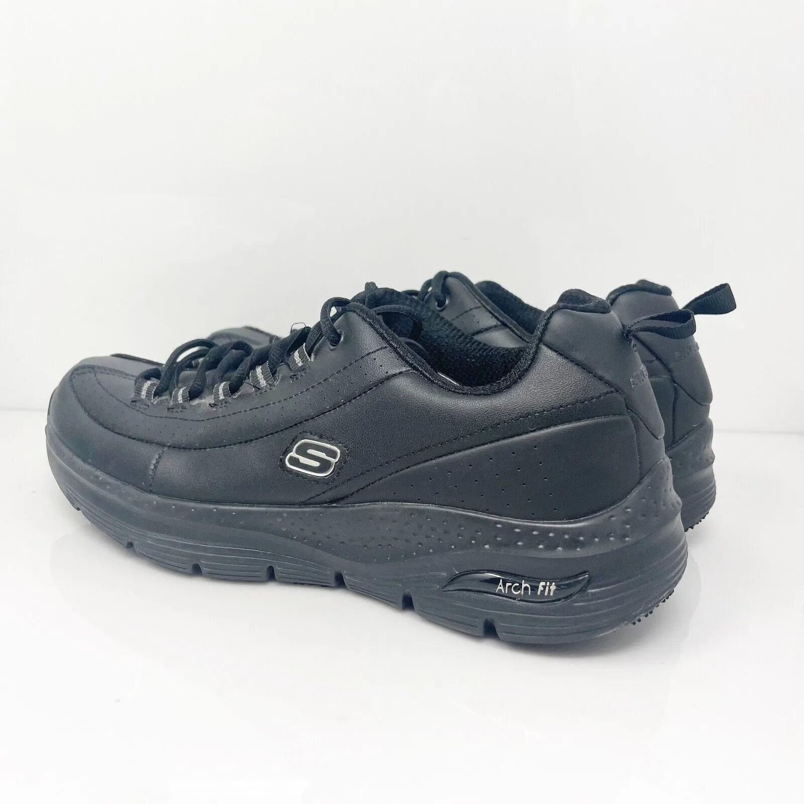 Skechers Womens Arch Fit Trickle II 108053W Black Casual Shoes Sneakers Size 10