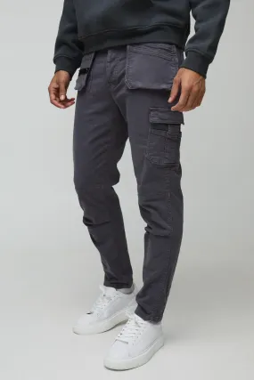 Slim Fit Strap Detail Cargo Pants