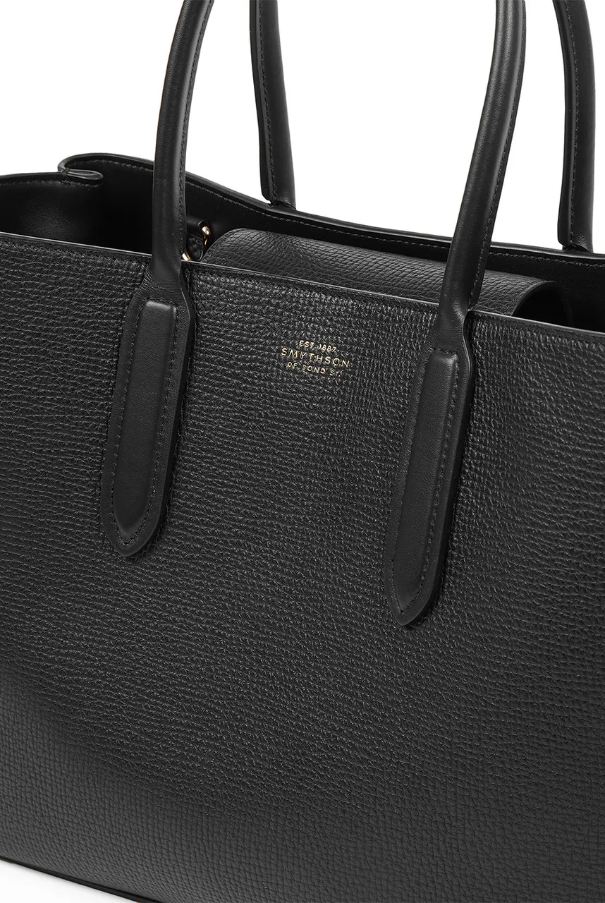 SMYTHSON Small day tote bag with zip in ludlow -                         -                     -                