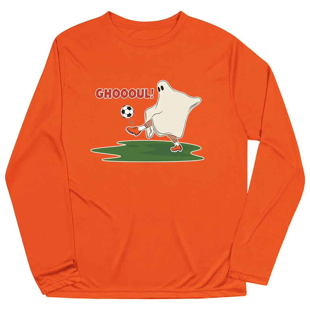 Soccer Long Sleeve Performance Tee - Soccer Ghoul 