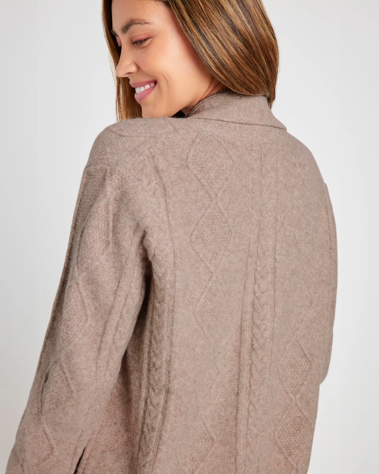 Stassi Cable Cardigan