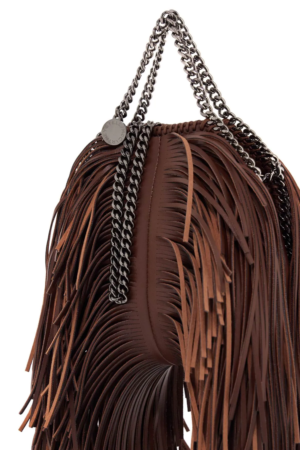 Stella McCartney    Stella Mc Cartney Mini Falabella Tote Bag With Fringes