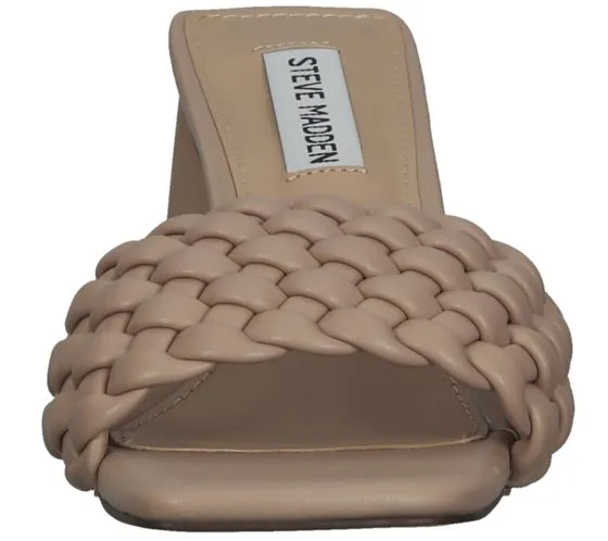 STEVE MADDEN Monte Carlo women's mules with braided straps SM11001882-02002-485 beige