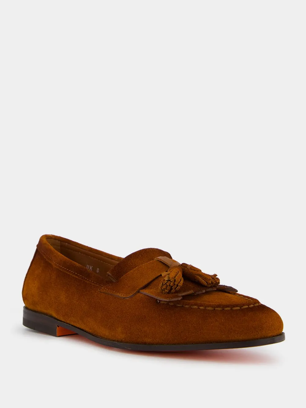 Suede Tassel Loafers